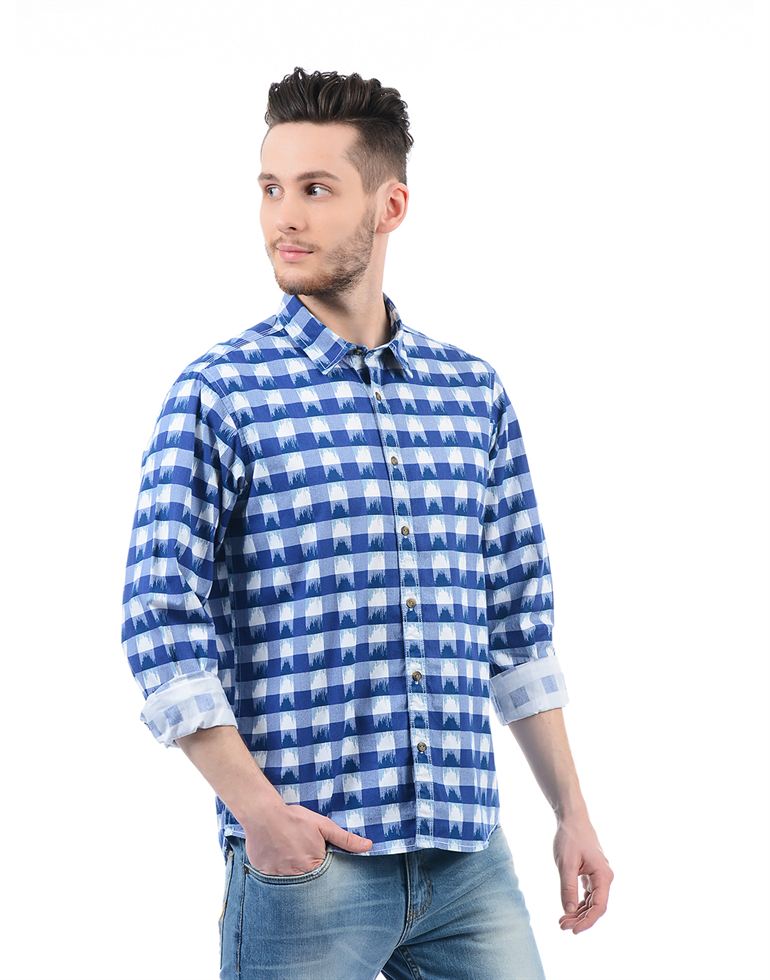 Pepe Jeans London Men Checkered Casual Wear Shirt